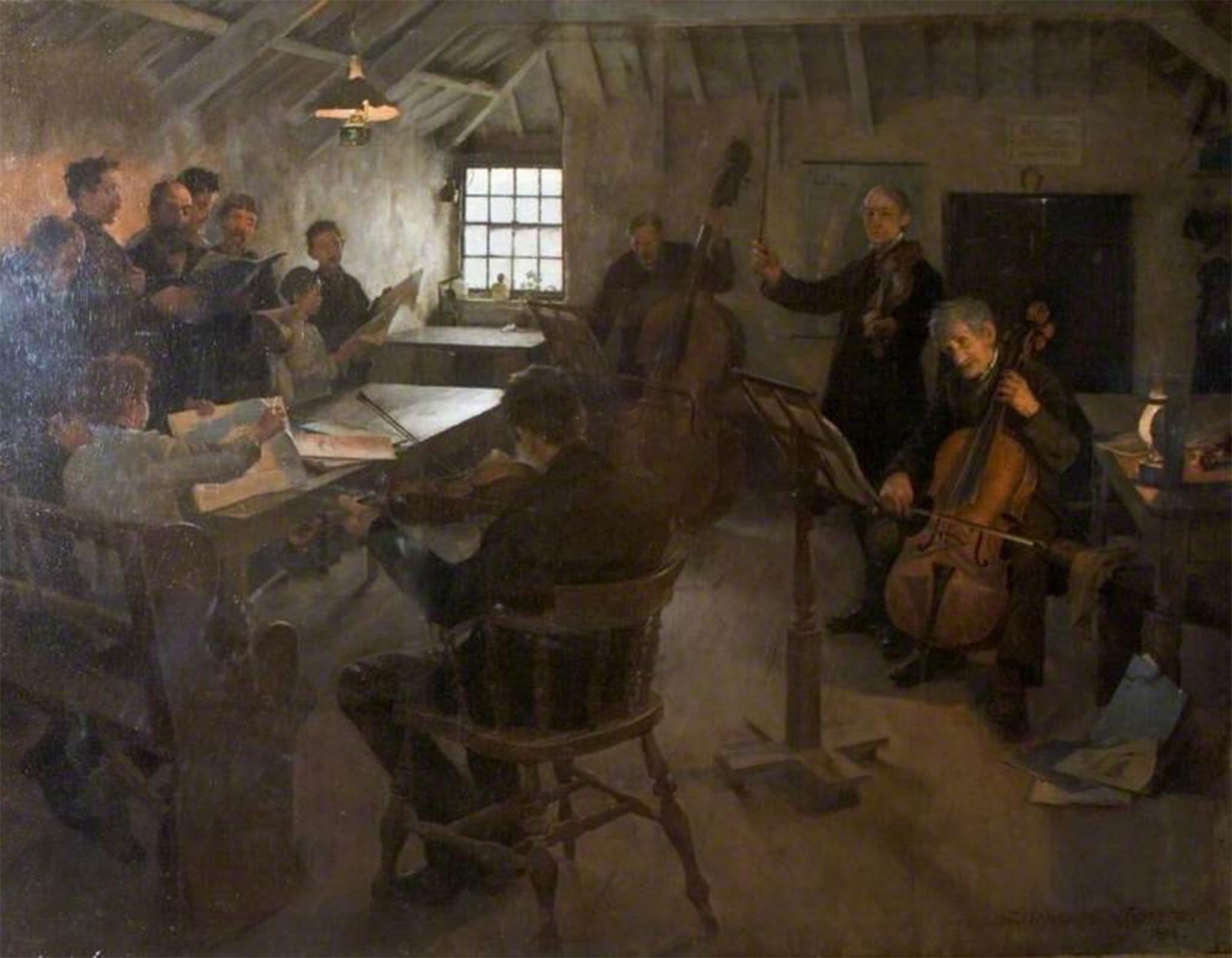 POSTERIIk Famous Animal Posters Vintage Picture la Filarmonica del villaggio Stanhope Alexander Forbes Modern Wall Decor for Home Decor 60x90cm