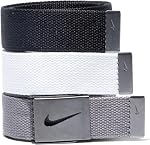 Nike mens 3 Pack Web Belt