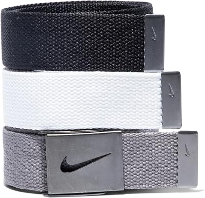 Nike Men's 3 Pack Web Belt