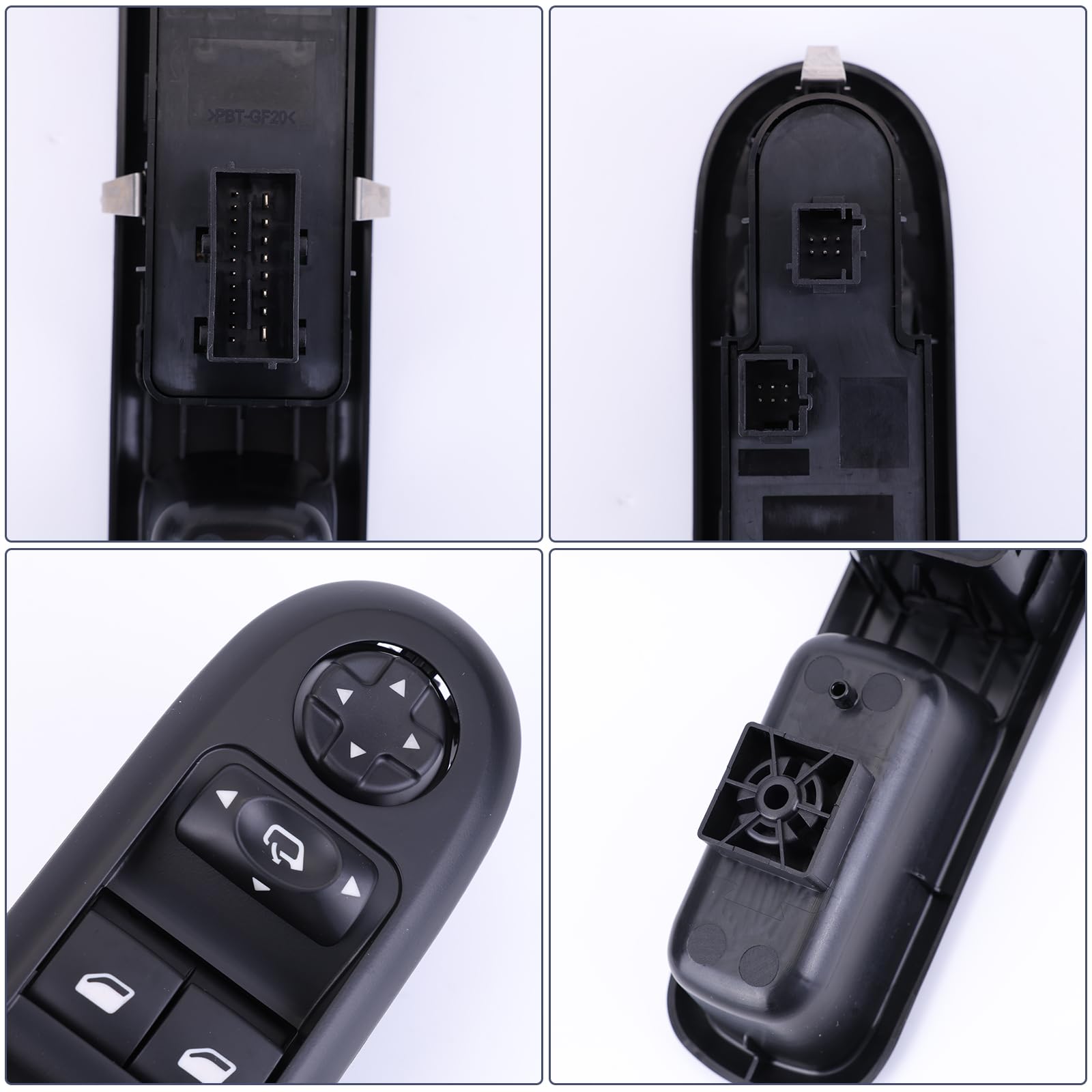 Pulsanti interruttori alzacristalli elettrici compatibili con C-itroen C3 Picasso 2009-2016 interruttore alzacristalli anteriore sinistro sostituisce 96650620ZD