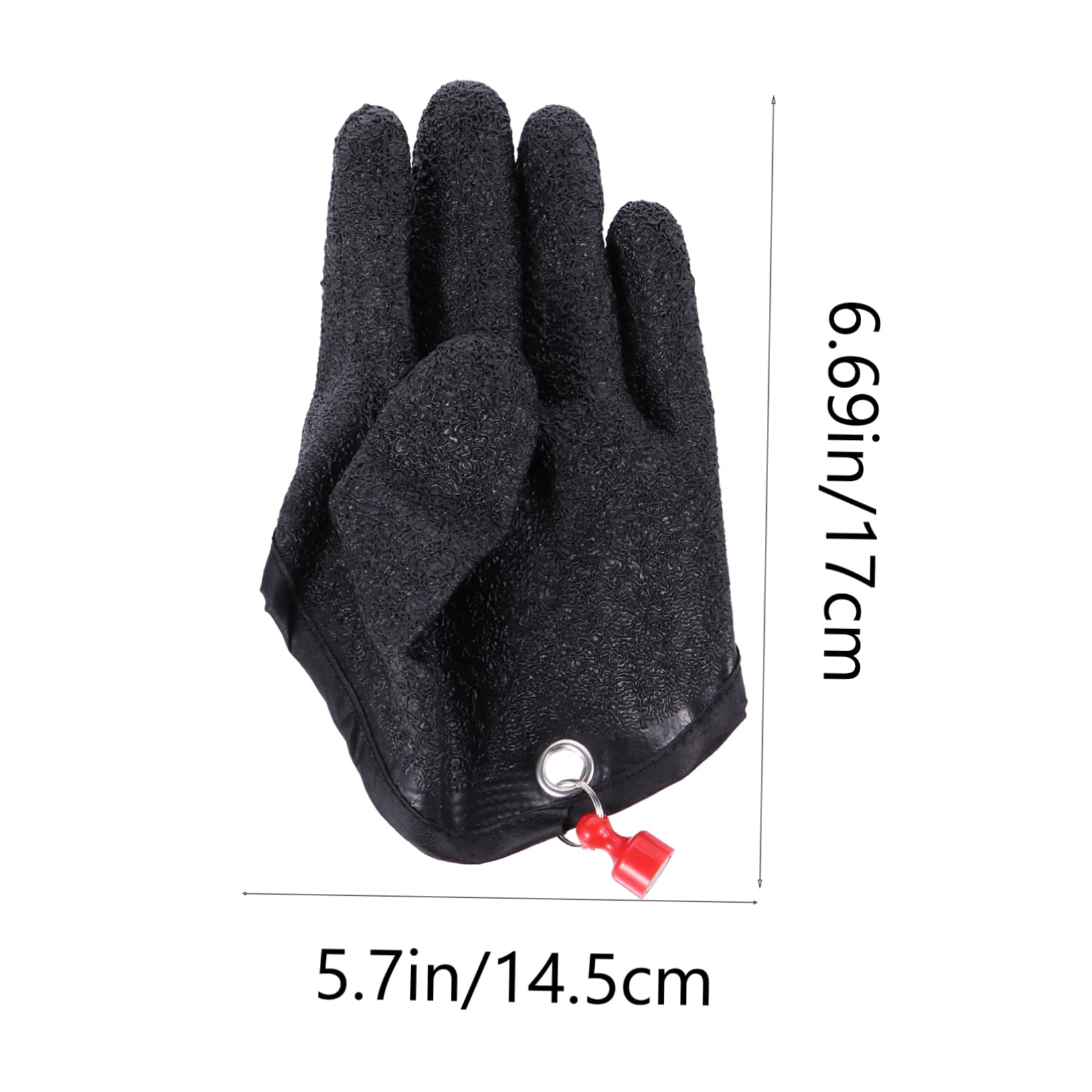 Toddmomy Catch Fish Gloves Skidproof Fishing Gloves for Fish Handling Lightweight Slip Design Left Hand Use for and Fishing Activities