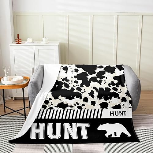 Castle Fairy Manta de franela de pelo de vaca chic con diseño de animales salvajes y vida silvestre, manta de forro polar para decoración de