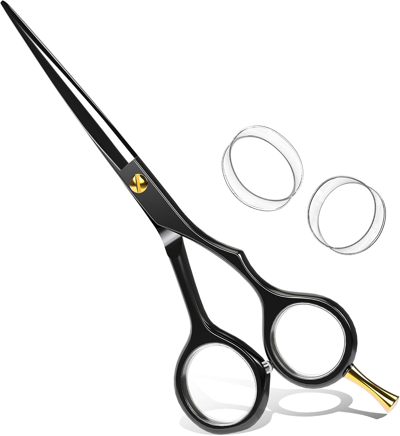 Professional Hair Cutting Scissors ULG Barber Haircut Shears Hair Trimming Razor Edge Scissor Japanese Stainless Steel 6.2 inch for Hairdressing, Home Salon