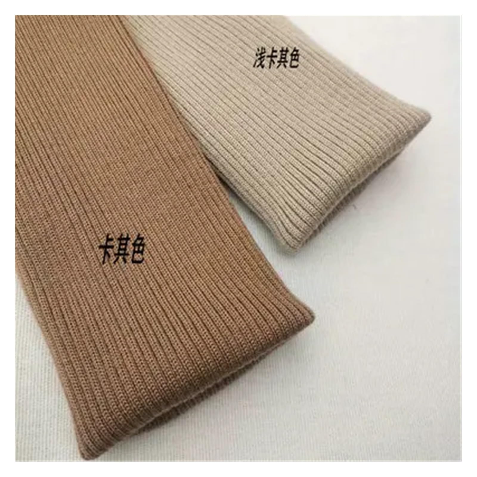 BENECREAT 2Pcs Tissu Côtelé Rayé Pour Poignets 14x95cm, Bordure De Poignets De Col De Ceintures Rouges Avec Ligne Noire Pour T-Shirts Matelassés, Vestes, Robes, Bricolage Couture Artisanat