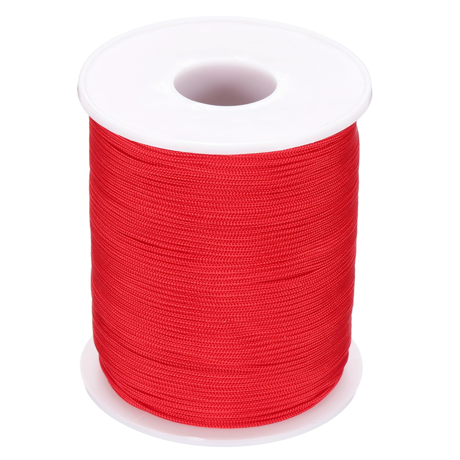Fil de nylon 1mm rouge PATIKIL cordon tressé 100m pour bracelet