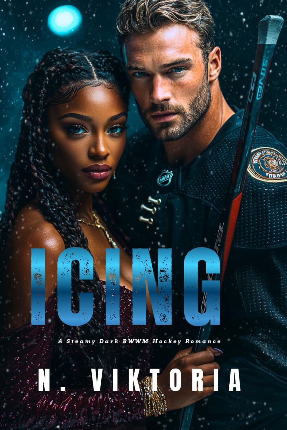 Icing: A Steamy Dark BWWM Interracial Multicultural Standalone Hockey Sports Romance Novel (ICE & OBSESSION)