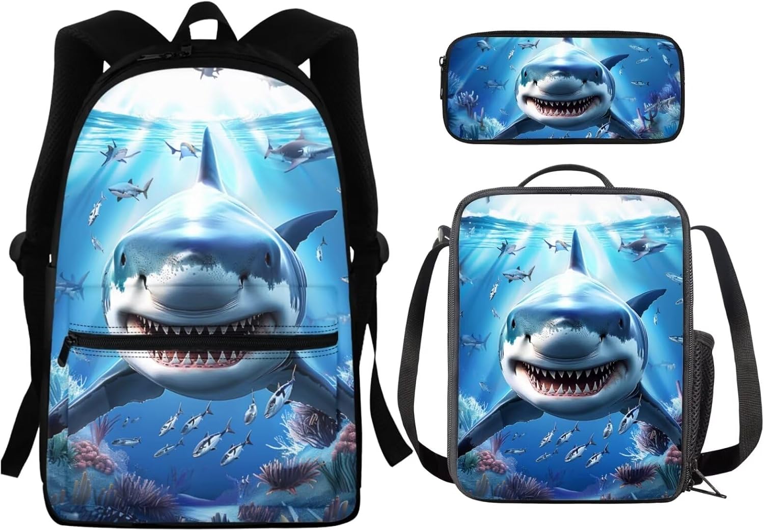 Galaxy Basketball Backpack for Boys 6-8 with Lunch Box for School Kids 15 Inch School Bag and Lunchbox Set Large Capacity Bookbag Lunch Bag Pencil Case for School