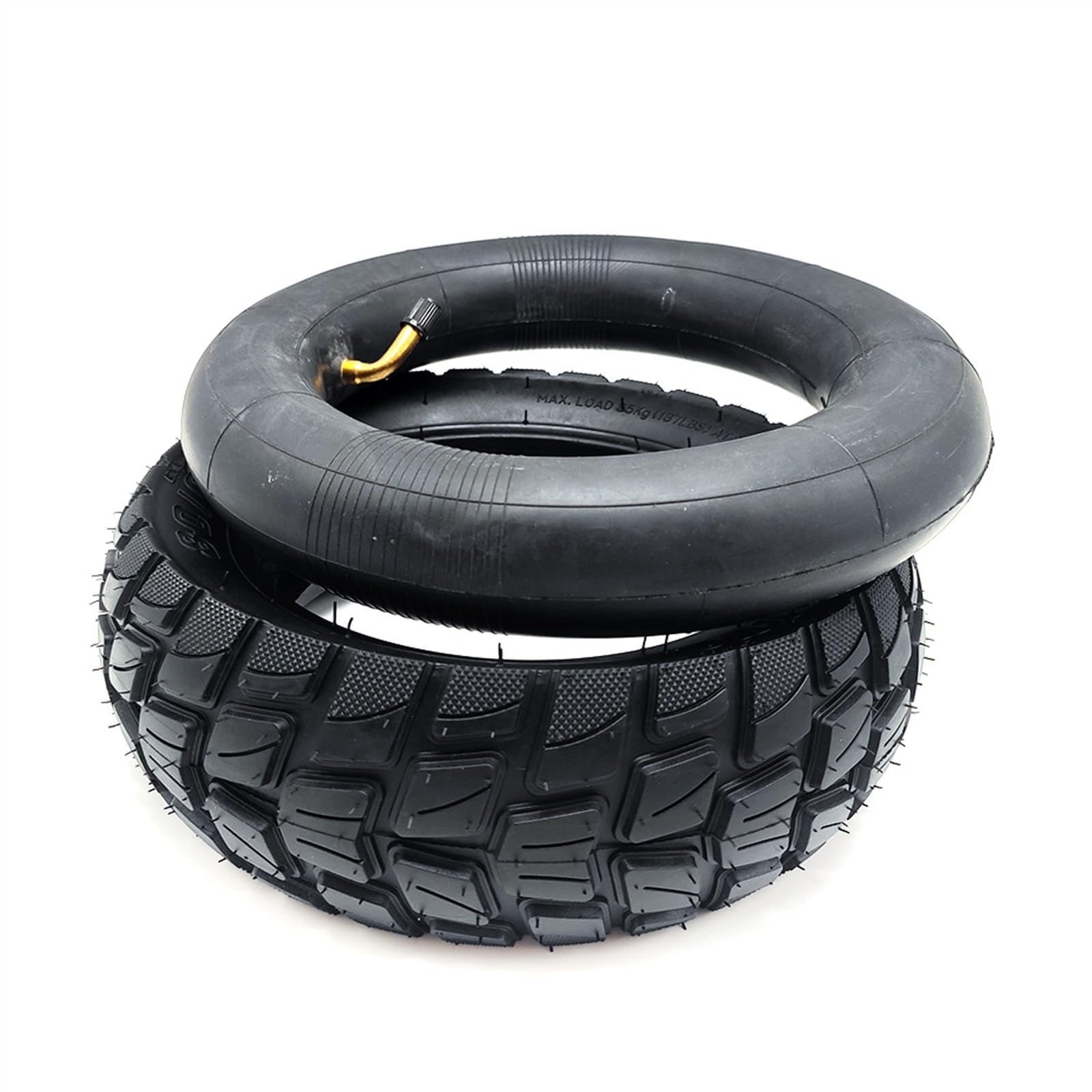 CáMara De Aire 80/65-6 Neumático para scooter eléctrico 10 pulgadas 10x3.0/2.50 Actualización universal del tubo exterior interno neumático de carretera(Inner outer tire A)