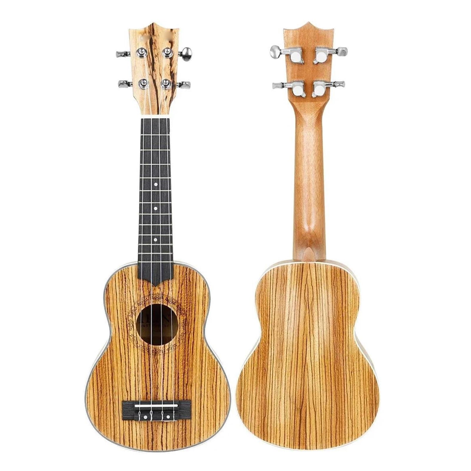 Erwachsenen Ukulele Anfänger-Ukulele-Minigitarre Aus Ebenholz Viersaitiges Zupfinstrument(21 inch)