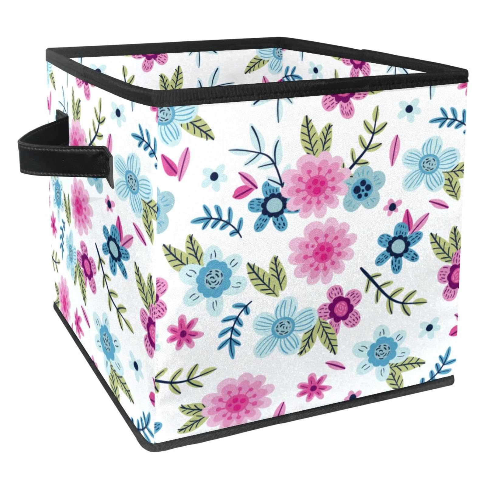 Organisateur de placard en tissu fleuri pour ranger les vêtements de la chambre
