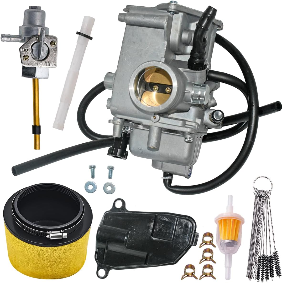 ATC250ES Carburetor for Honda Big Red 250 ATC250ES 1985 1986 1987 Carb Assy Replace 16100-HA0-682 with 17254-HA0-000 Air Filter