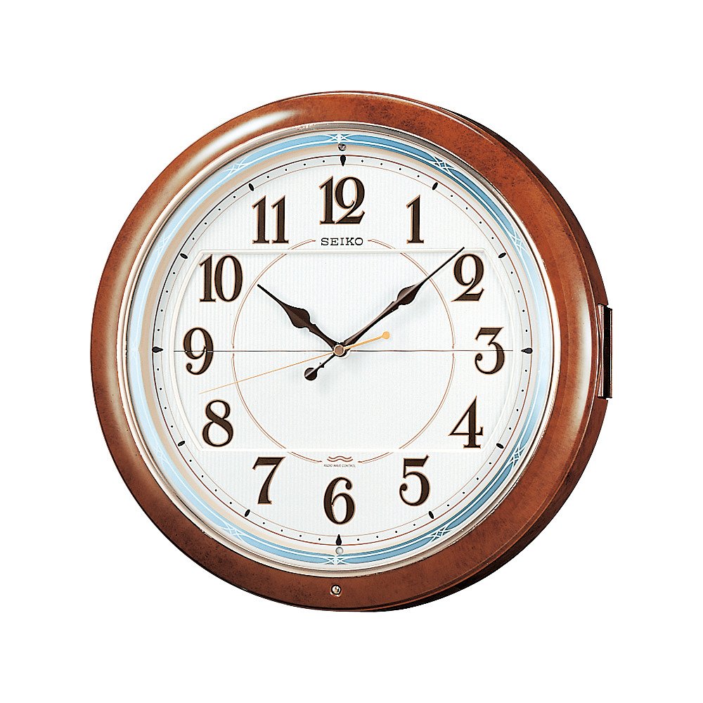 Amazon.com: Seiko Clock Clock Wall Clock Wave Symphony Radio Clock 