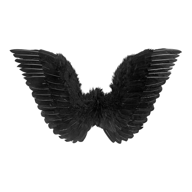 W WIDMANN MILANO Party Fashion - Alas de ángel y de diablo, 86 x 31 cm