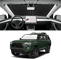 Vista 128 de Parasol de parabrisas de ajuste personalizado para Nissan Titan 2017-2024, bloquea los rayos UV y el calor, parasol de ventana delantera, fácil