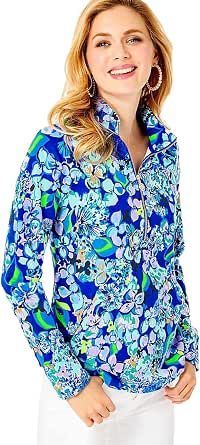 Lilly Pulitzer Upf 50 Skipper Popover In Roxie Pink Pb Anniversary Toile 89069093