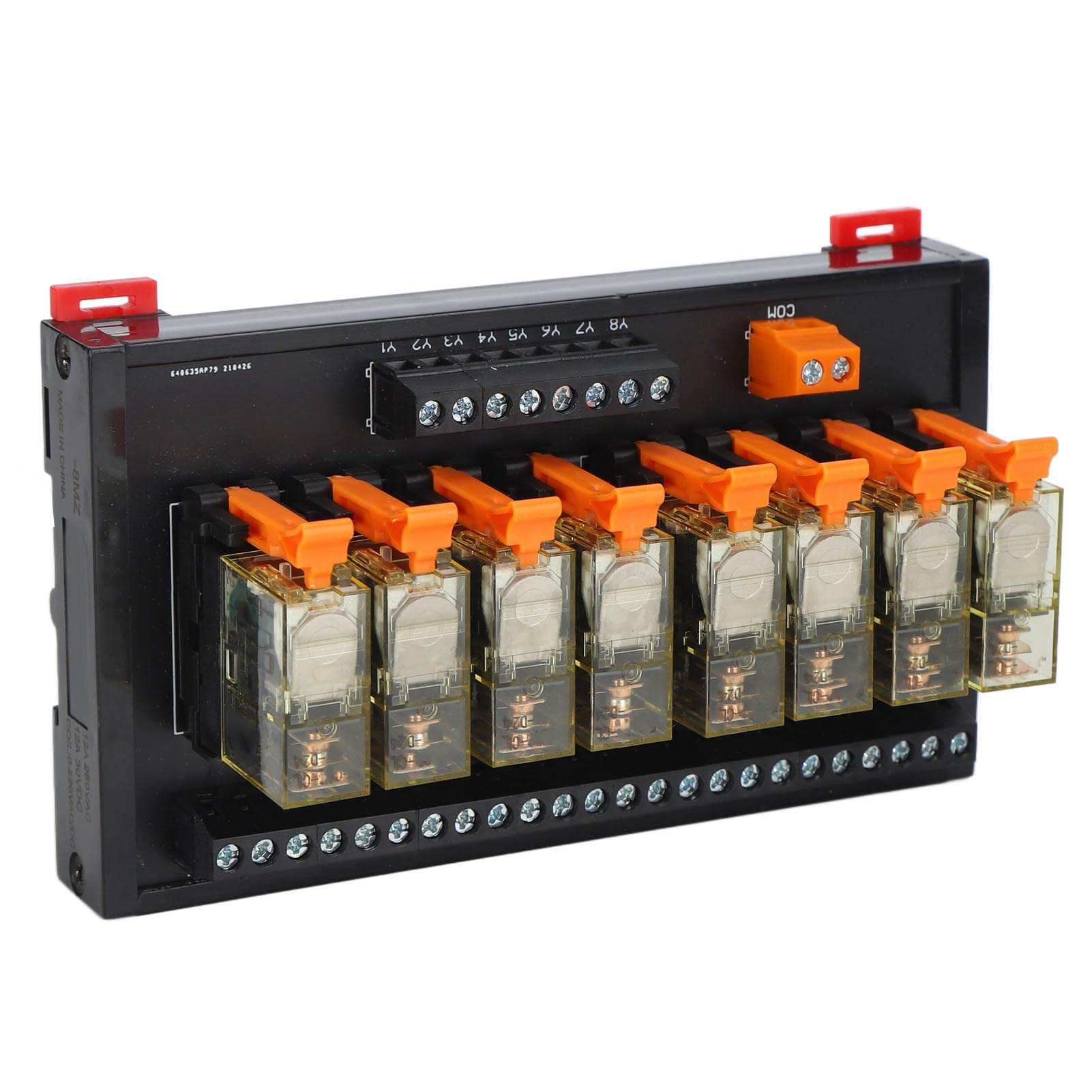 Módulo de relé de 8 canales, placa de control PLC AC250V 1NO 1NC