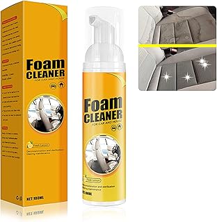 Ganbaro Multifunctional Car Foam Cleaner,Multipurpose Cleaner,Multipurpose Foam Cleaner,No Flushing Car Interior Cleaning,Grease-Free Cleaner All Purpose Foam Cleaner Spray Car House Kitchen (100ml)