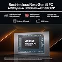 HP OmniBook 5 (Previously Pavilion) 50 Tops, AMD Ryzen AI 7 350 (16GB LPDDR5X, 512GB SSD) WUXGA 2K, Touch, 16''/40.6cm, Win11,Office24, Silver, 1.8kg, ag1048au, Next-Gen AI Copilot+ Laptop gallery image