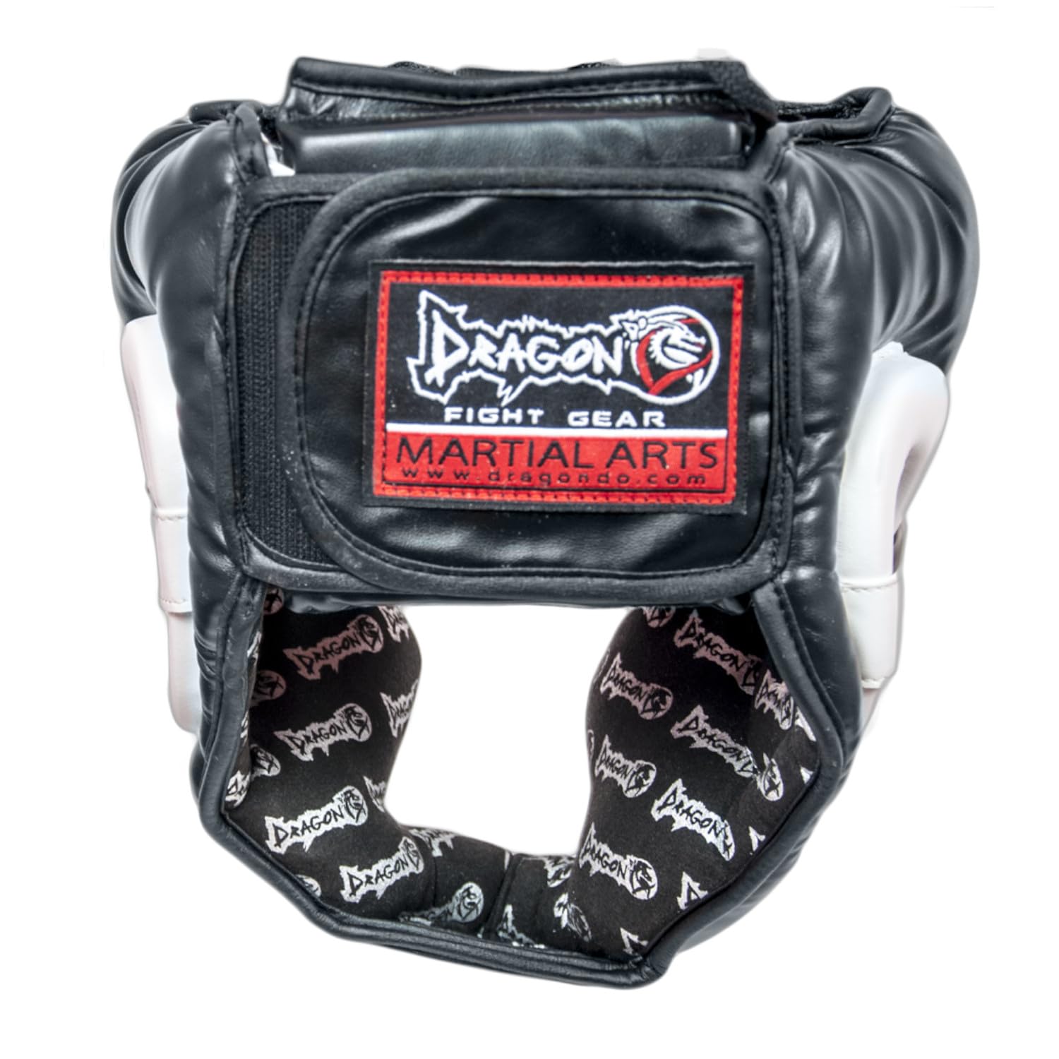 Dragon do 11745-P Kopfschutz mit Wangenschutz – Professioneller Sparring Helm für Kickboxen, Muay Thai & MMA – Verstellbarer Boxhelm, Stoßdämpfend & rutschfest – Schwarz (S, M, L, XL)