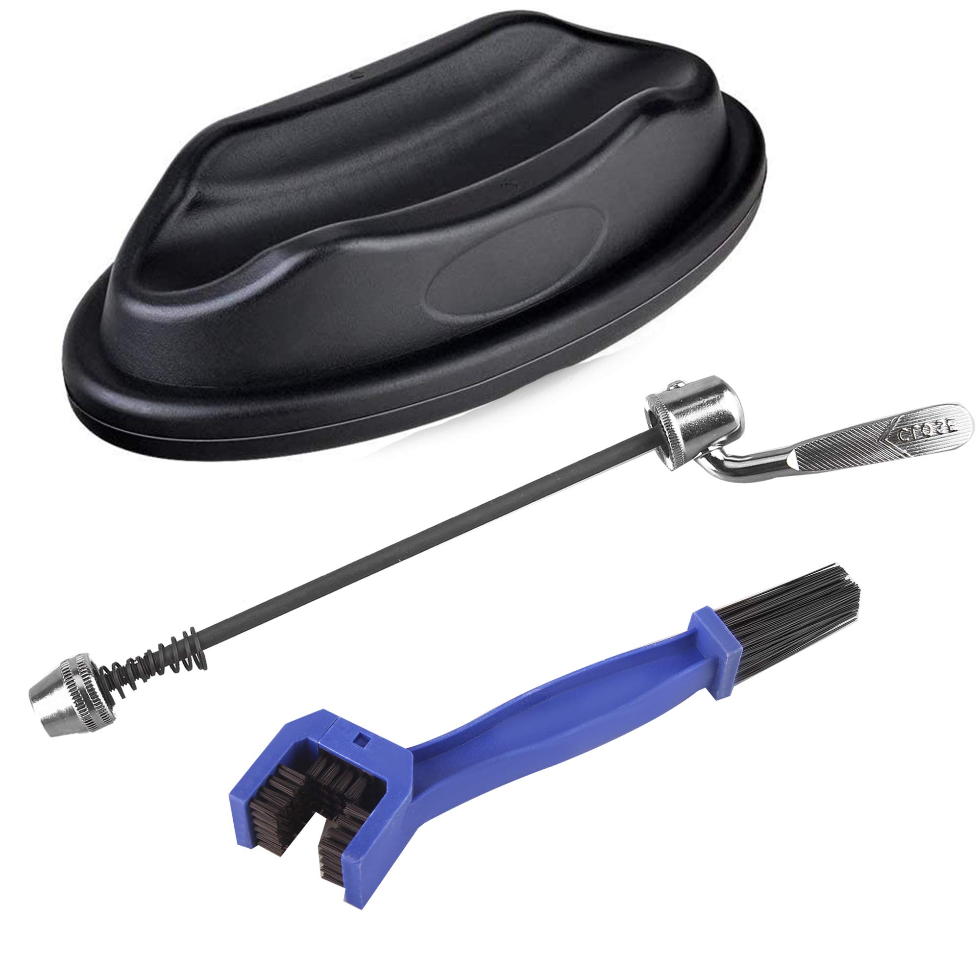 Originalidad Bike Front Wheel Riser Block and Quick Release Rear Wheel Skewer for Indoor Bike Trainerndoor Bicycle Training Trainers