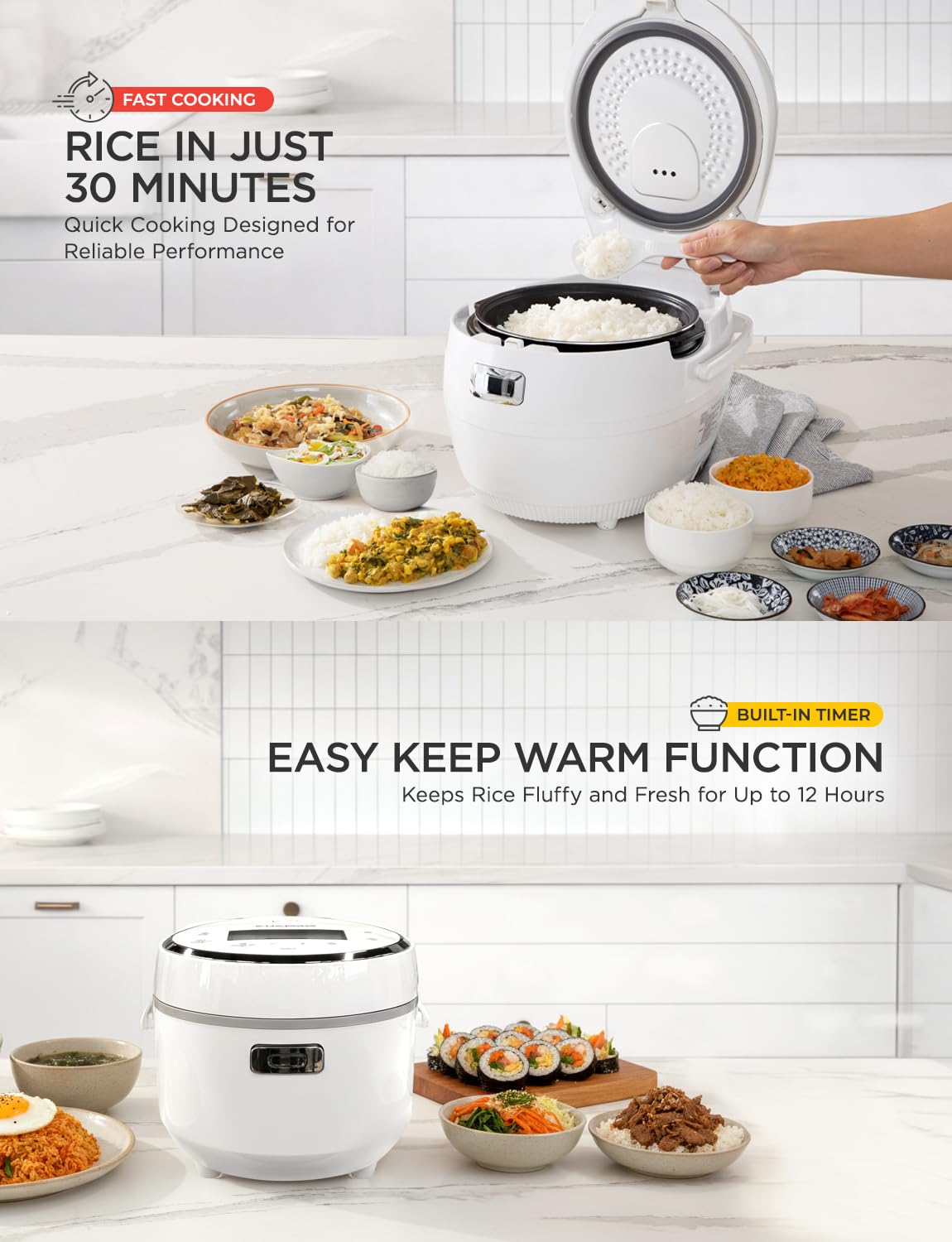 Amazon.com: CUCKOO Micom Rice Cooker 10-Cup Uncooked / 20-Cup