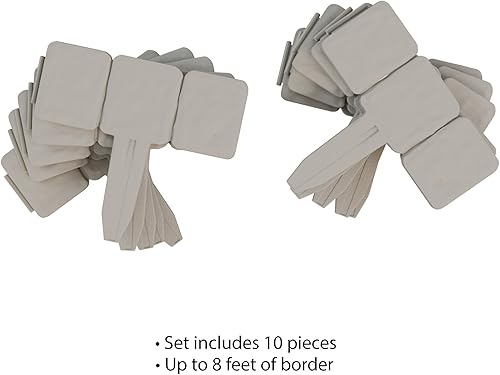 Miniatura 4 de Pure Garden 10adoquines para protección de canteros