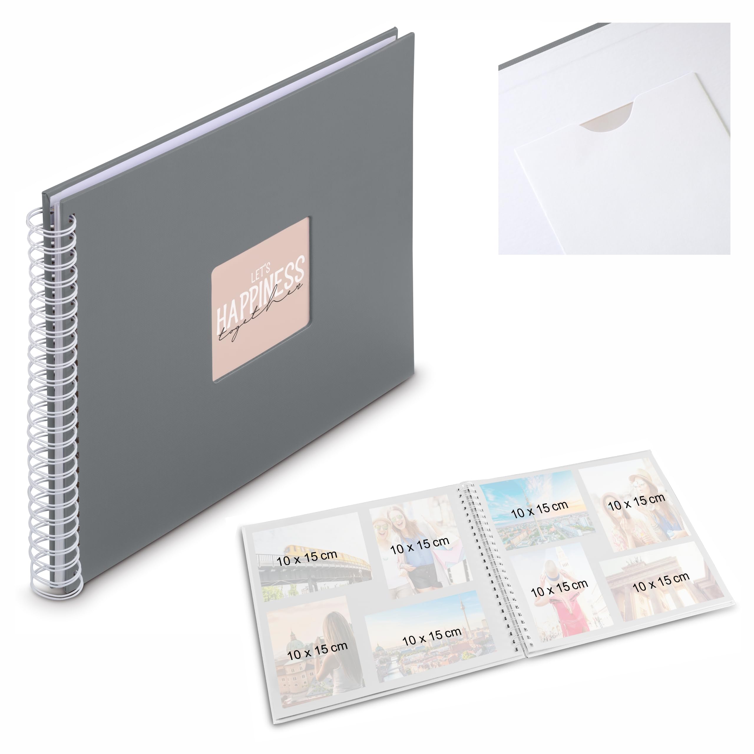 Album à spirales Fine Art pour créer votre livre d'or de mariage personnalisé