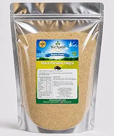 Maca Peruana Negra Pura 1kg Wenutri