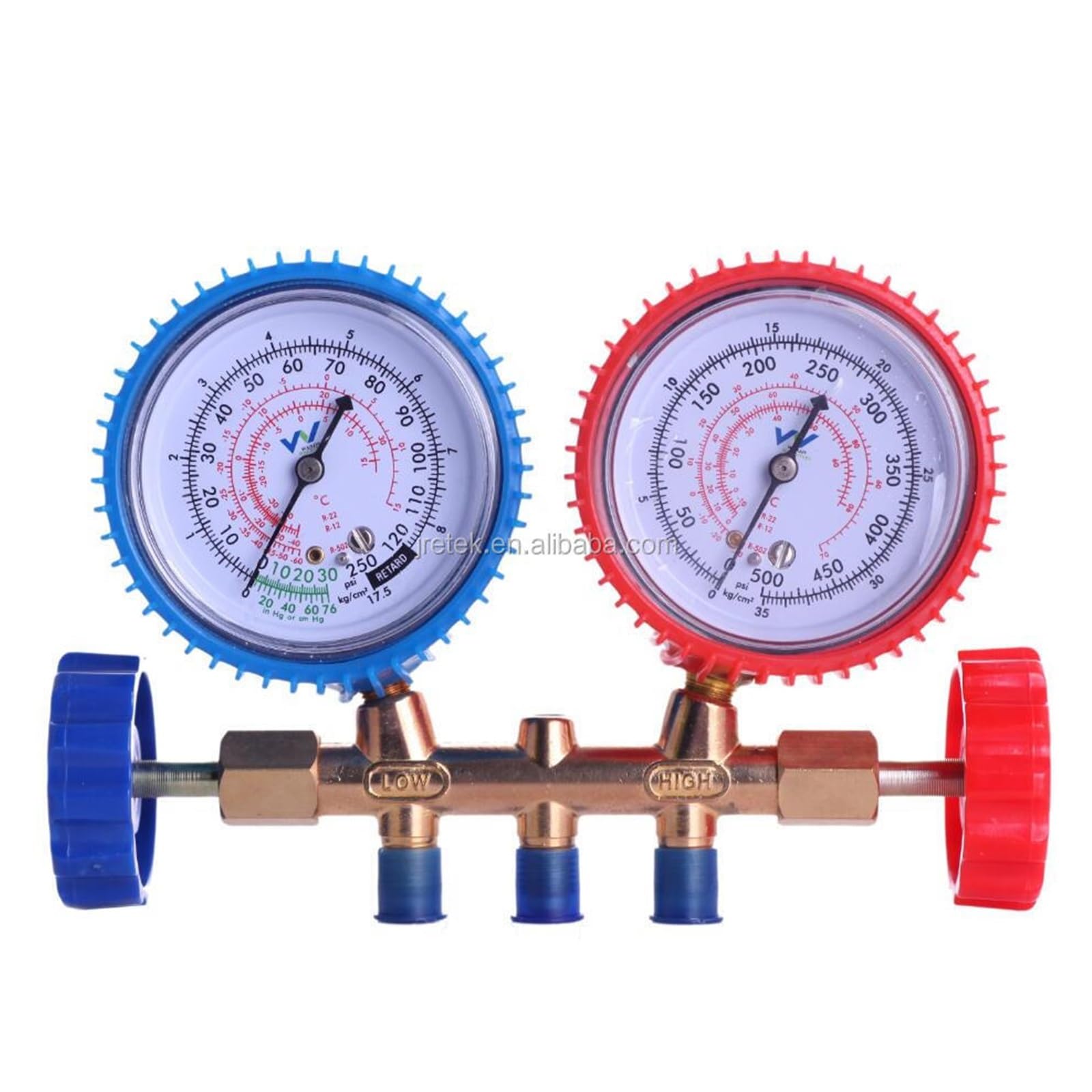 Cxfjshewcv One Color Digital Hvac Refrigerant Manifold Gauge Set Lcd Display Service
