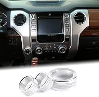 Vista 11 de 5 piezas de aleación de aluminio para perillas de aire acondicionado y estéreo, 4WD, compatibles con interruptor central de control de aire