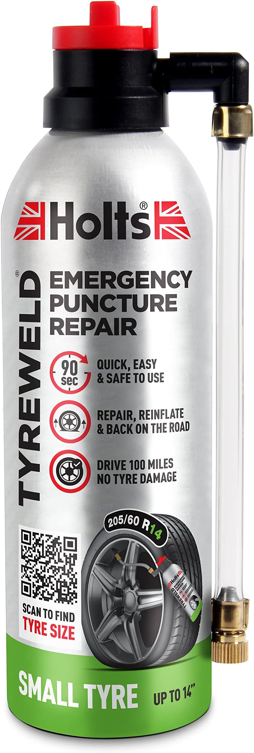 Bombe Anti-crevaison Vélo 200ml - Mousse Réparatrice Et Gonfleur Rapide