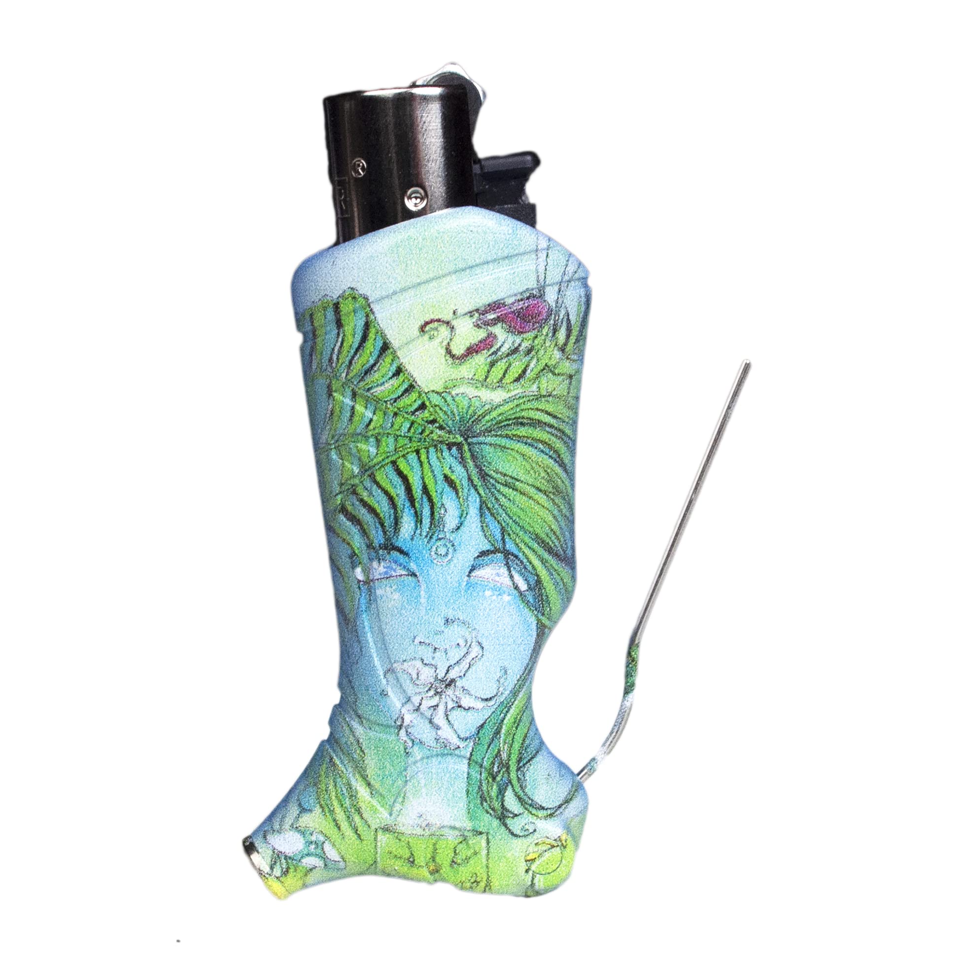 Toker Poker® - Clipper Lighter Sleeve Multi Tool, Alice Collection - Sugar Cube, All Inclusive Tool for Camping and Other