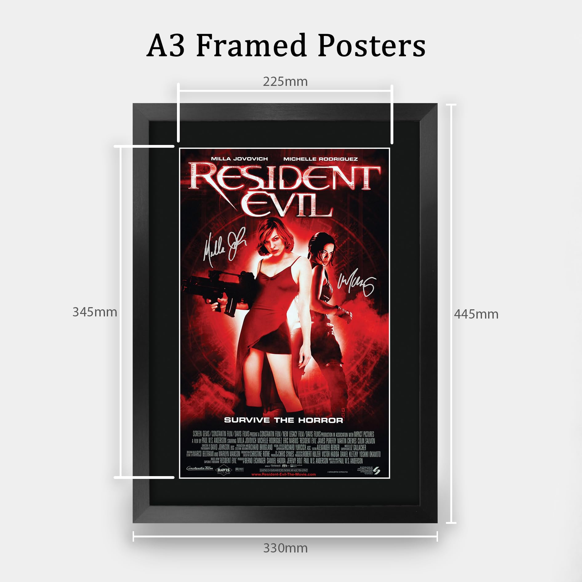 Amazon.com: HWC Trading Resident Evil 1 Milla Jovovich Gifts