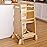 Kitchen Step Stool for Toddlers,Wiifo Adjustable Height Kids Learning Stool, Toddler Standing Tower(Natural)