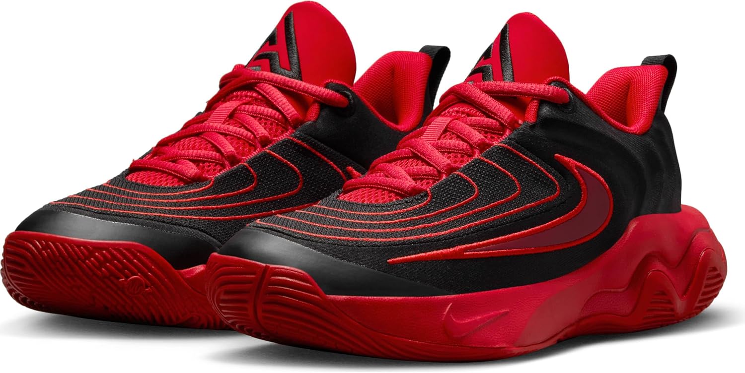 Giannis Immortality 4 Big Kids' Basketball Shoes (FZ6734-005, Black/University Red/Team Red) - Image 2