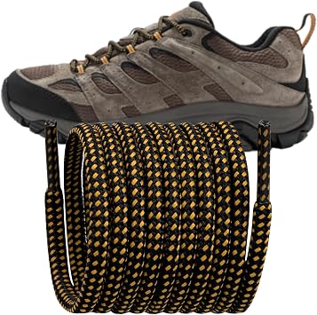 Endoto Shoelaces for Merrell Moab Boots Replacement Round Shoe Laces Hiking Running Shoes Strings
