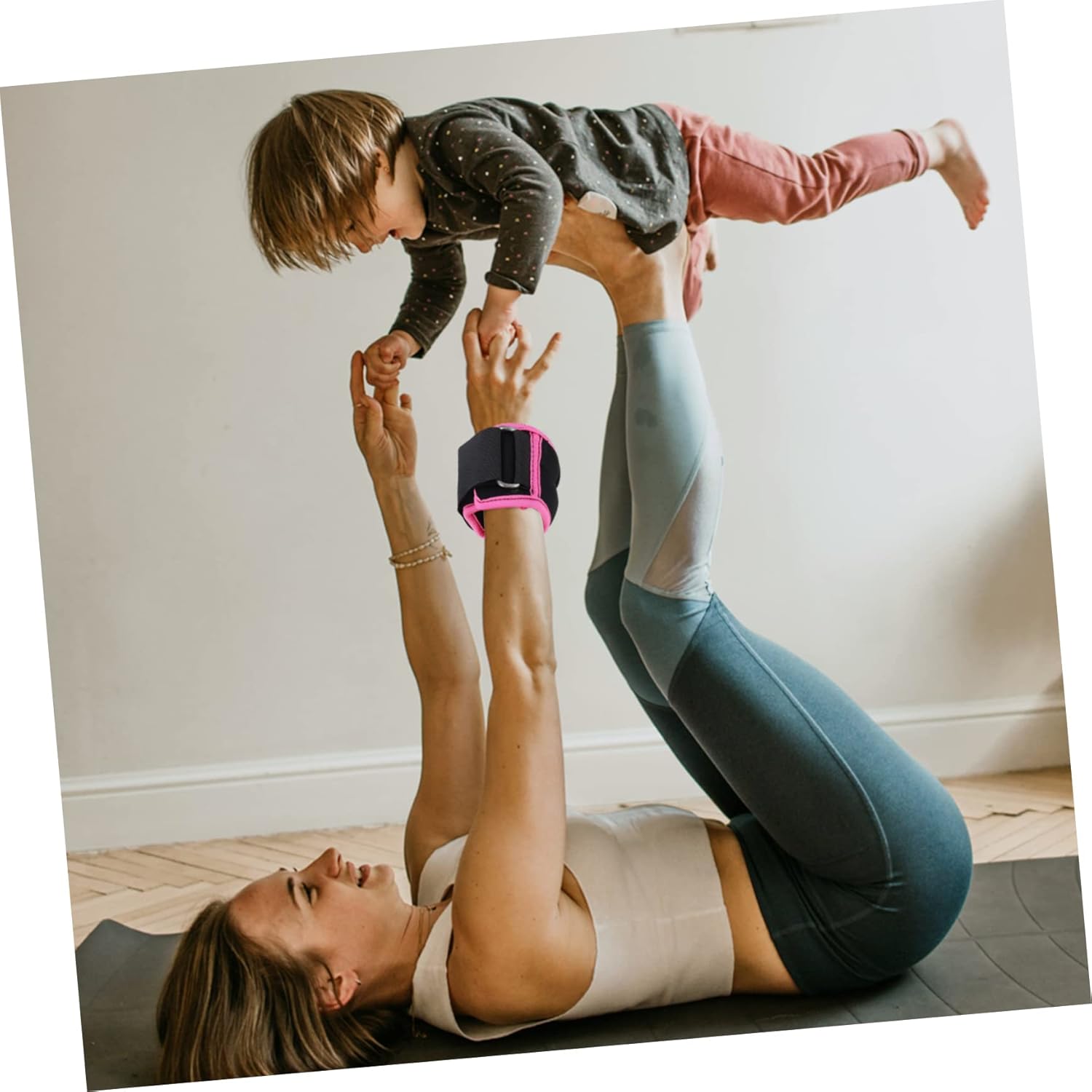 Mipcase 2pcs Ankle Weights for Boys and Girls Adults Ankle Weights Fitness Rings Comfortable Fit