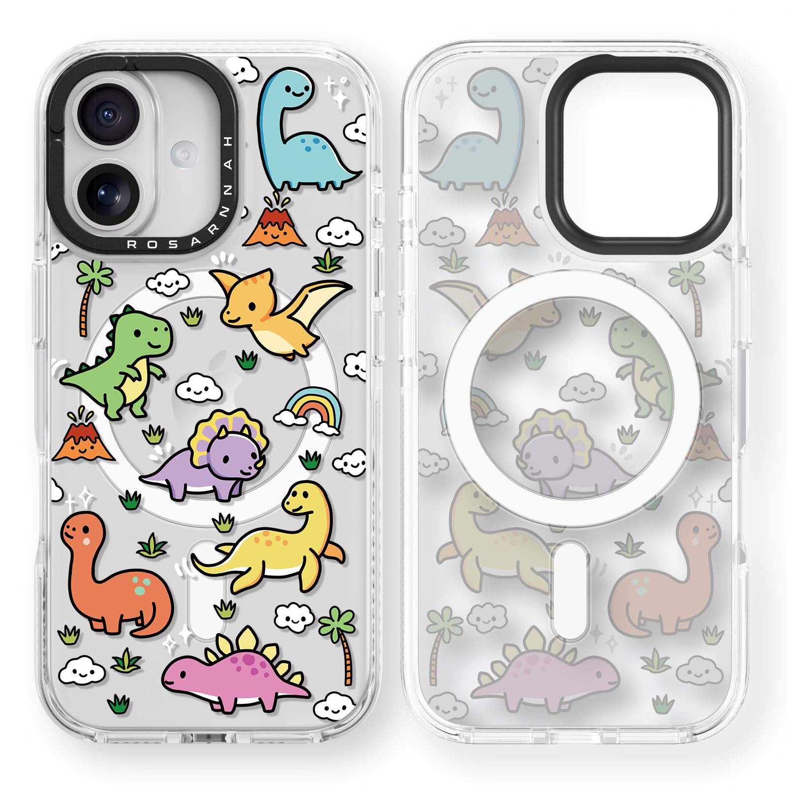 Coque de téléphone de 2 m antichoc iPhone 17 transparente Rosarnnah - 8