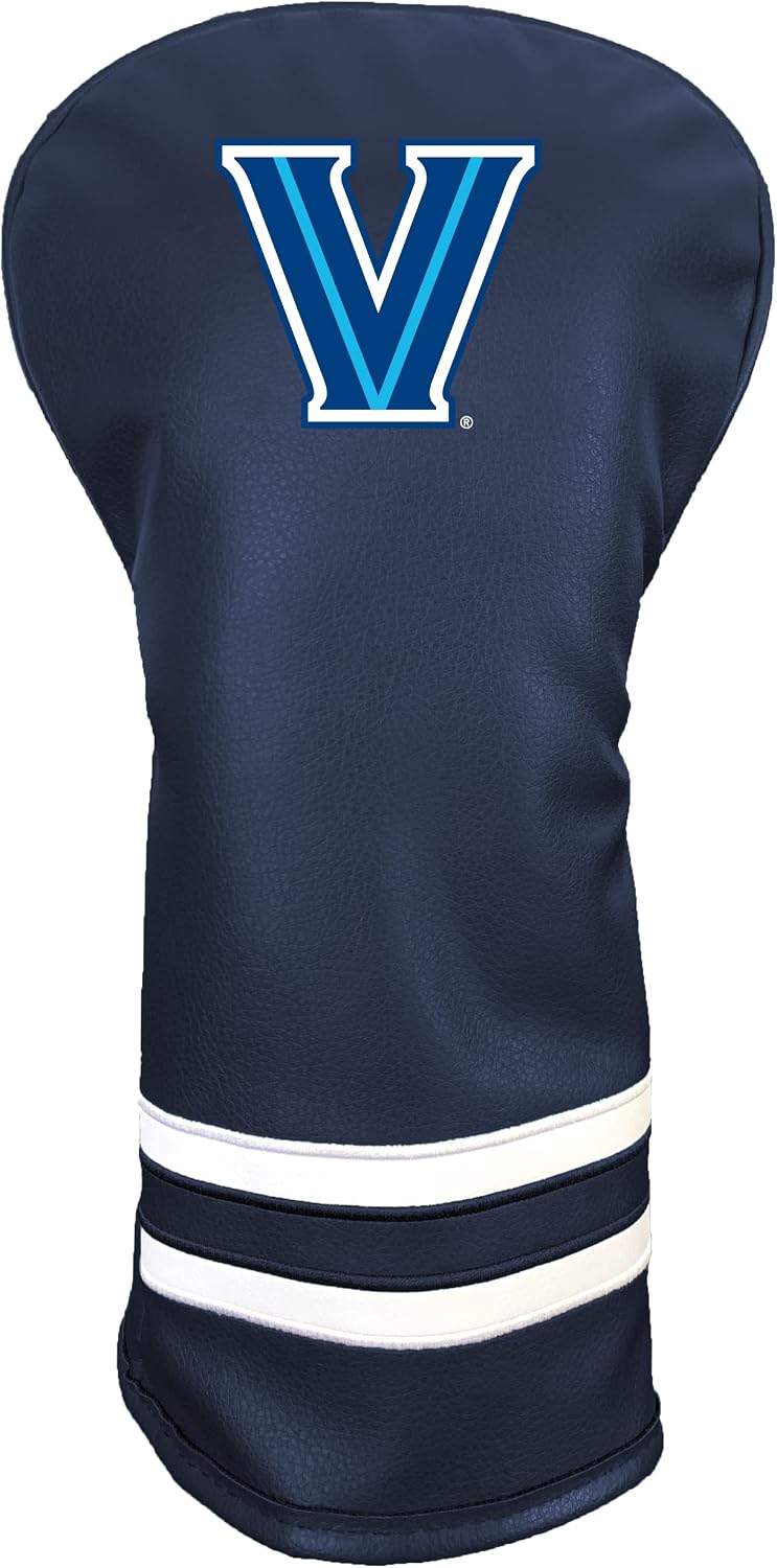 Team Golf NCAA Villanova Vintage Driver Headcover - Printed Team Golf NCAA Vintage Driver Golf Club Headcover, Form Fitting Design, Retro Design with Fleece Lining for Extra Club Protection