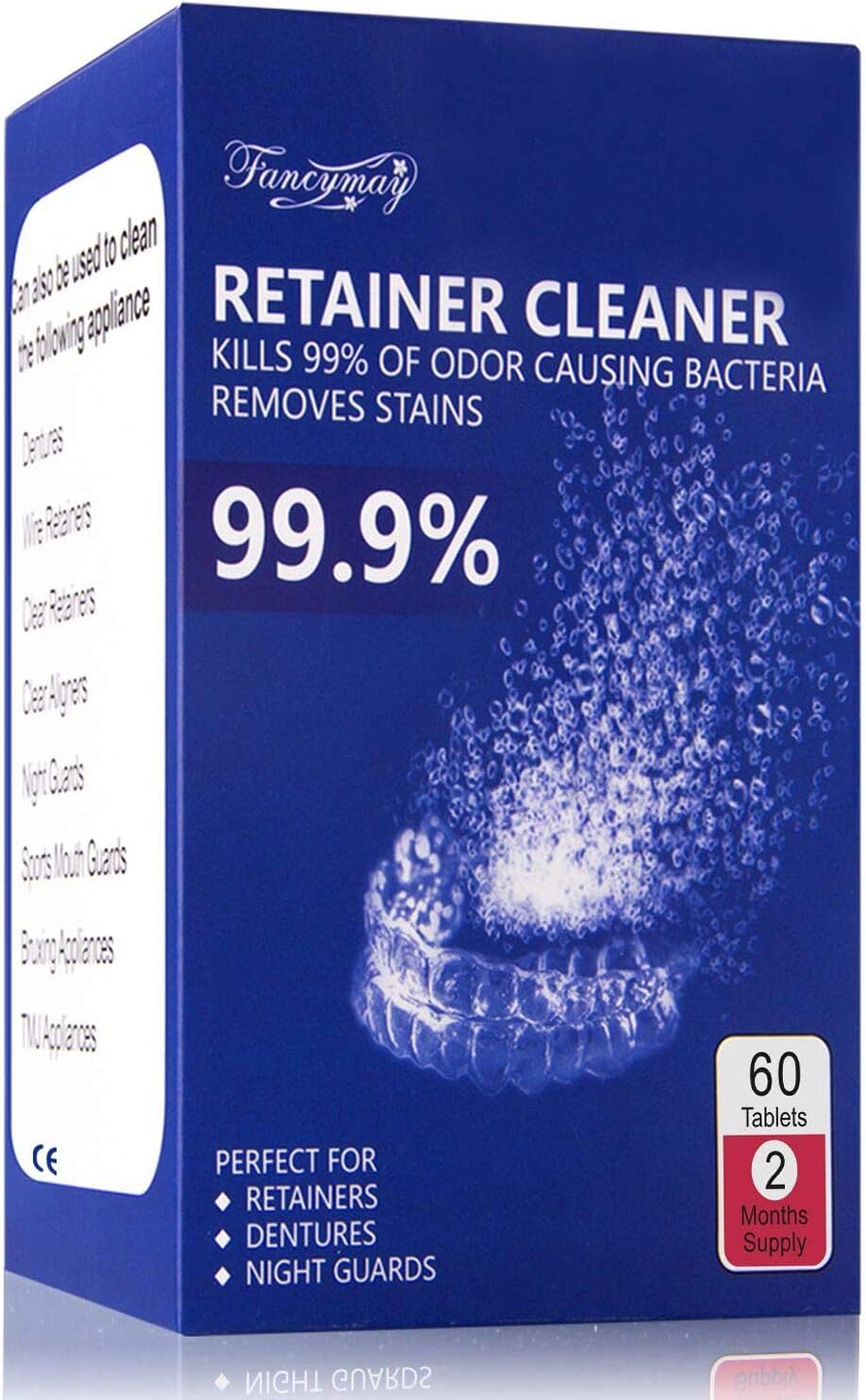 Retainer Cleaning Tablets 60 Tablets - 2 Months Supply