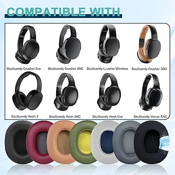 【イヤーパッド新品】スカルキャンディ　クラッシャー　エボ Amazon.com: Geekria QuickFit Replacement Ear Pads for