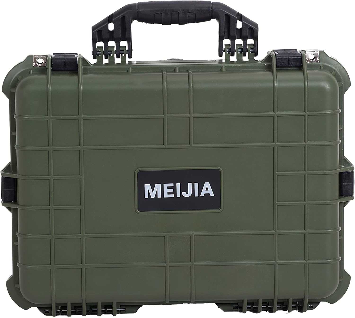MEIJIA Portable Waterproof Protective Case,Hard Camera Case,Customized Fit Foam Inserted, Elegant Black,Fit for Camera, Equipments, Lens,Drones(Black) - Image 7