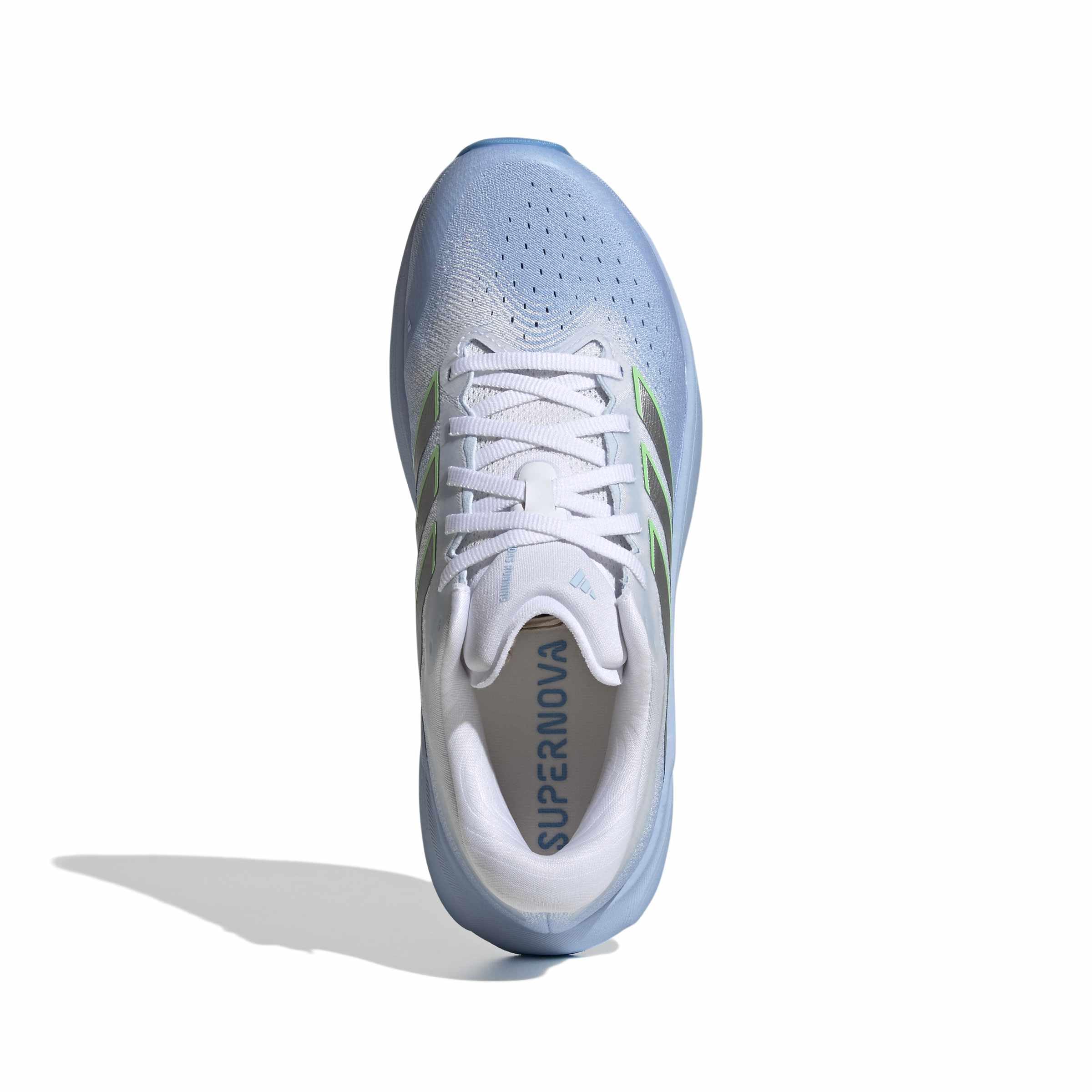adidas Supernova Rise 3 Damen Laufschuhe mit Dreamstrike+ Dämpfung, atmungsaktivem Primeweave Obermaterial und anatomisch geformter Lighttraxion Außensohle.