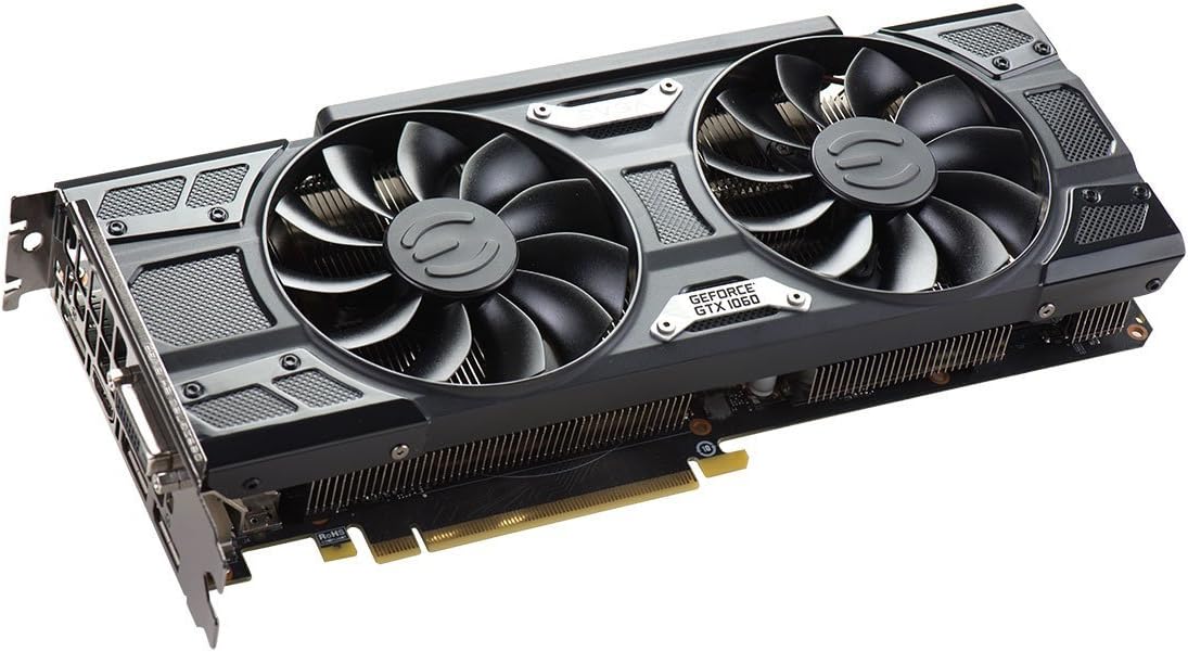 EVGA GeForce GTX 1060 6GB GAMING ACX 3.0, 6GB GDDR5, LED, DX12 OSD Support (PXOC) Graphics Card 06G-P4-6262-KR (Renewed)