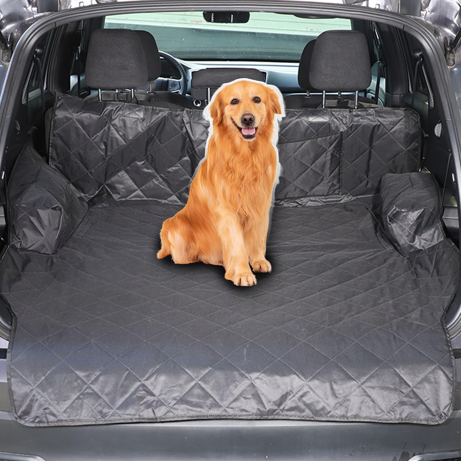 Forro de carga para mascotas compatible con Honda Pilot 2016-2022, forro de carga impermeable y antideslizante para perros, funda de asiento trasero para perro