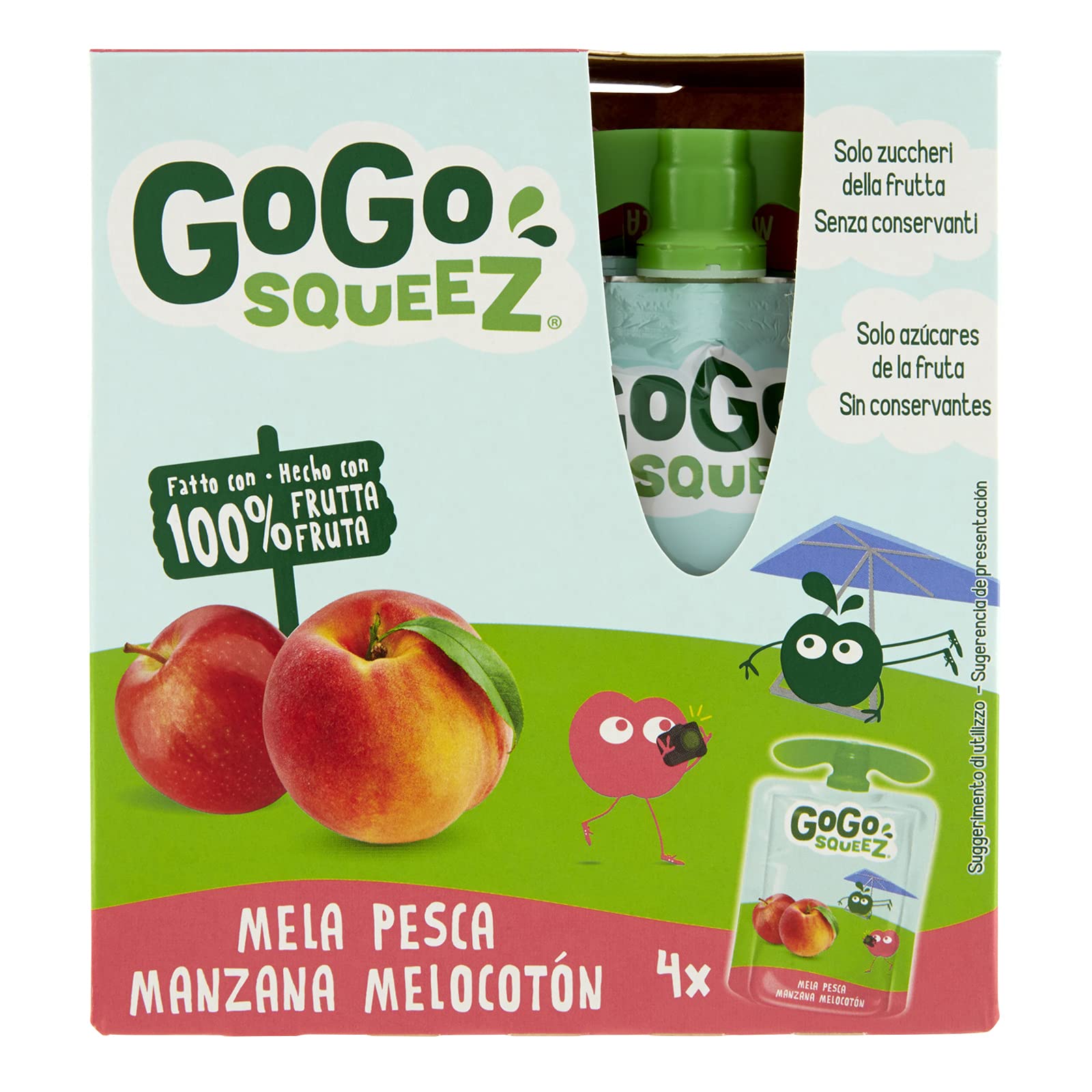 MaterneApple Peach 4 X 90 gms