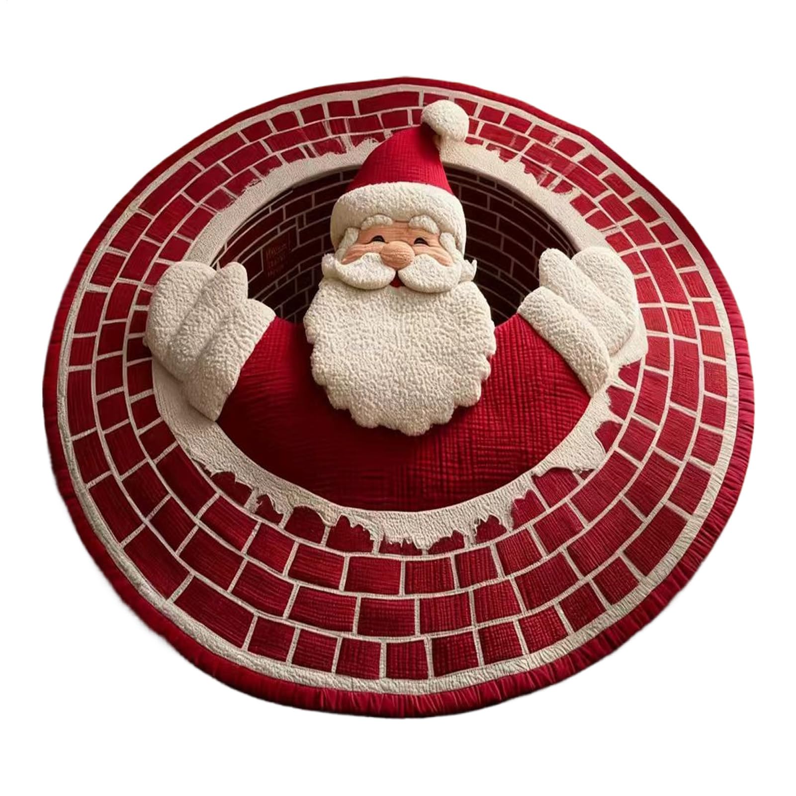 Paillasson illusion 3D pour entrée de maison et décoration de cuisine festive