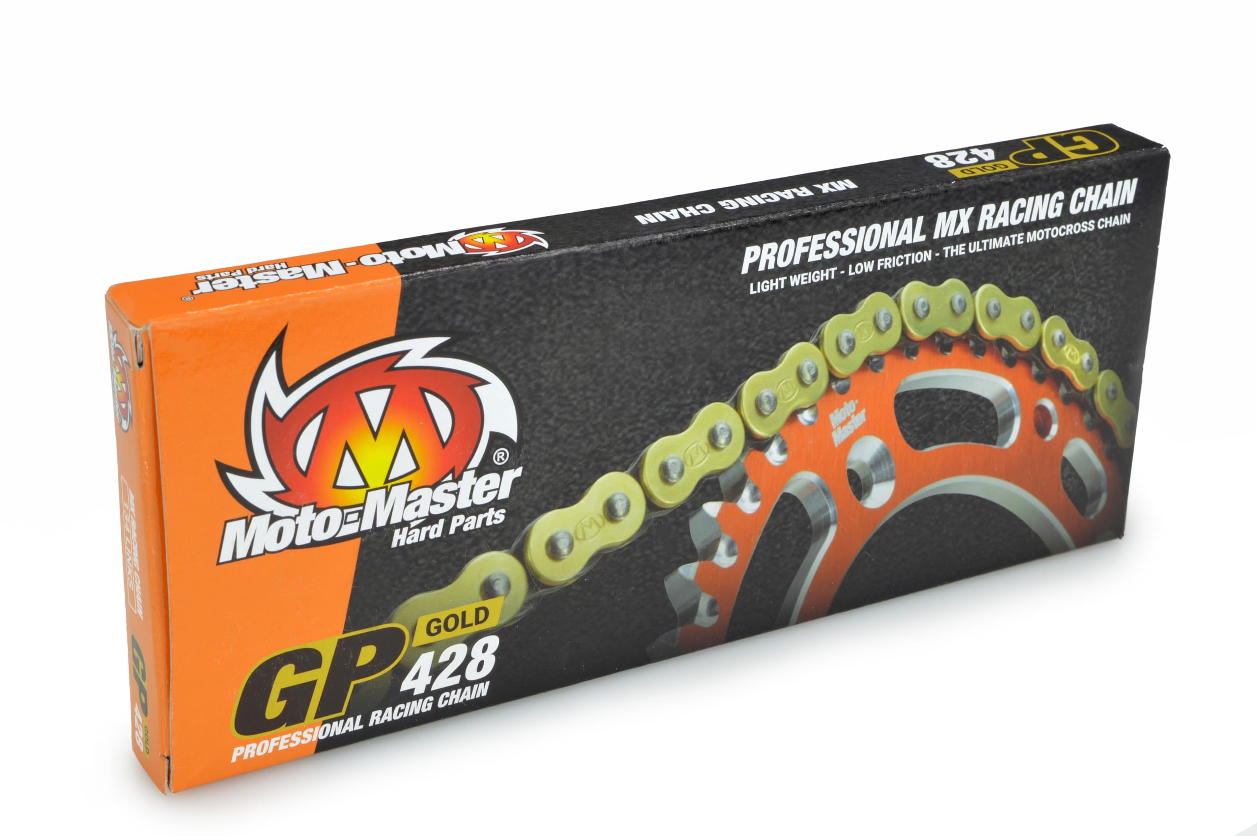 Moto Master Catena Moto Offroad GP Gold ideale per bagnato e fango - Passo 428