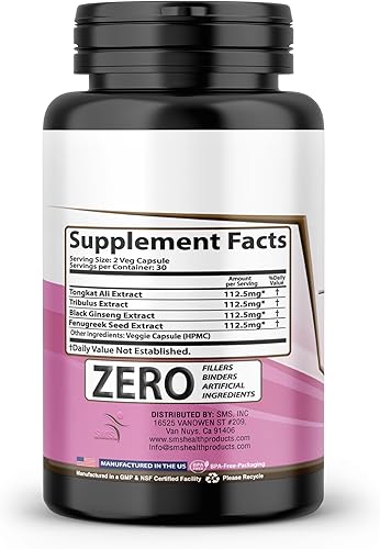 Miniatura 2 de Unicorn Rider - Complejo de bienestar para mujeres con Tongkat Ali, Tribulus, ginseng negro y fenogreco - 60 cápsulas vegetarianas