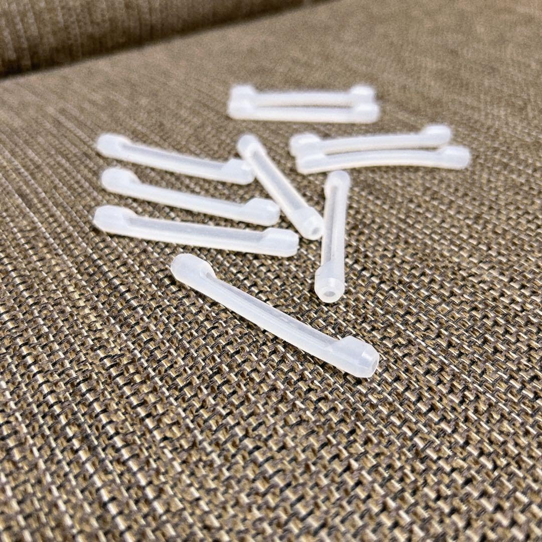 Amazon.co.jp: メガネ ずれ落ち防止 めがね すべりどめ スリーブ 軟質